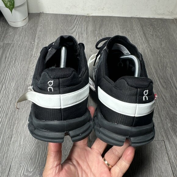 on cloudflow 2.0 mens size 8.5 shoes white black athletic running sneakers main image 8